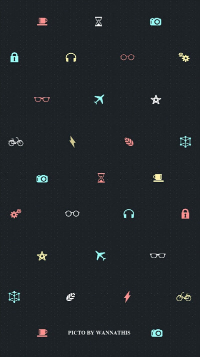 iPhone4/5/6壁纸 平铺