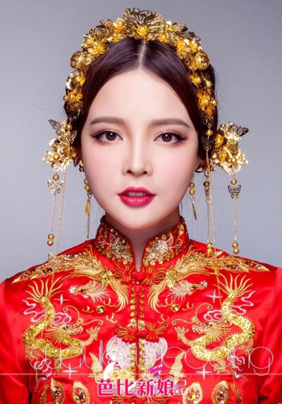 新娘盘发