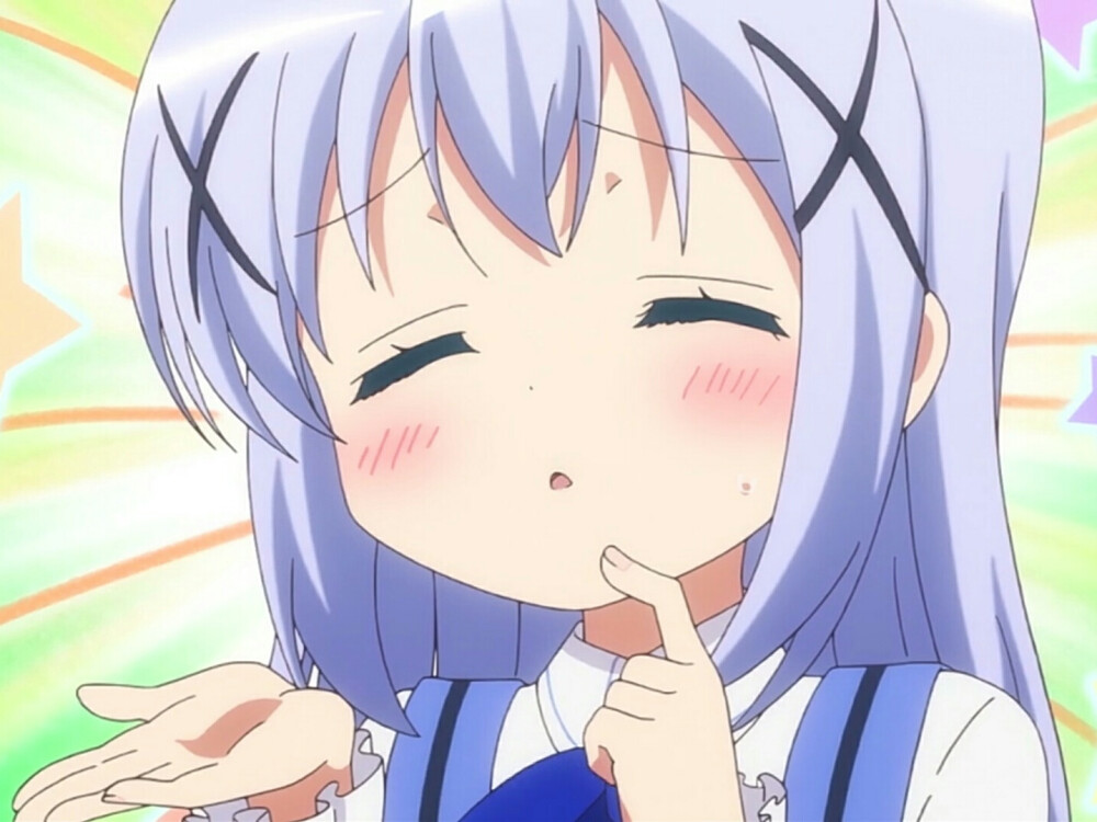 请问您今天要来点兔子吗动漫截图看着智乃不情愿的表情好想捏捏