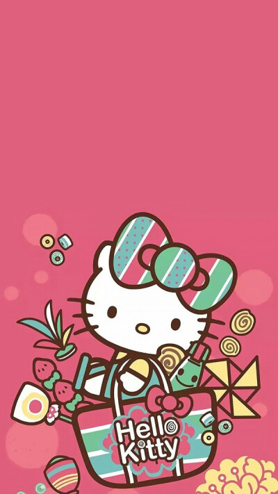 手机壁纸 锁屏壁纸 高清 helloKitty