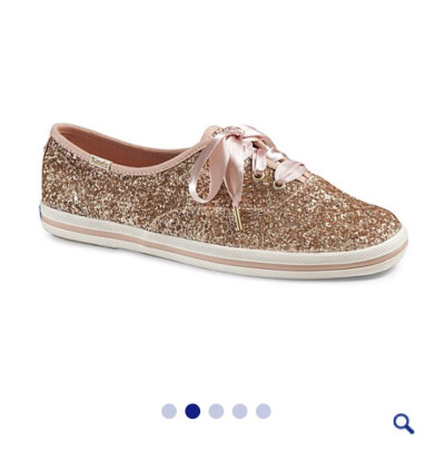 keds X kate spade 玫瑰金