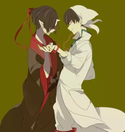 #鬼灯的冷彻##动漫#鬼灯白泽cp