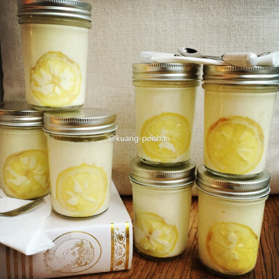 #in a jar#柠檬乳酪慕斯*