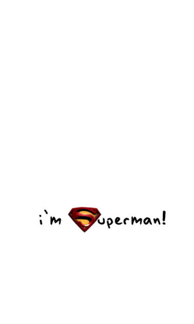 I‘m superman!