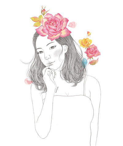 【Park, Man-Hee】（韩）• Tall Tree 插画