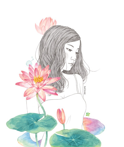 【Park, Man-Hee】（韩）• Tall Tree 插画