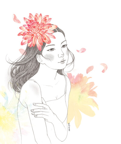 【Park, Man-Hee】（韩）• Tall Tree 插画