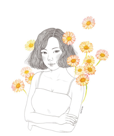 【Park, Man-Hee】（韩）• Tall Tree 插画