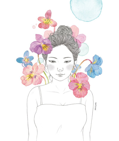 【Park, Man-Hee】（韩）• Tall Tree 插画