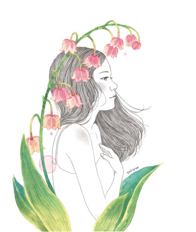 【Park, Man-Hee】（韩）• Tall Tree 插画