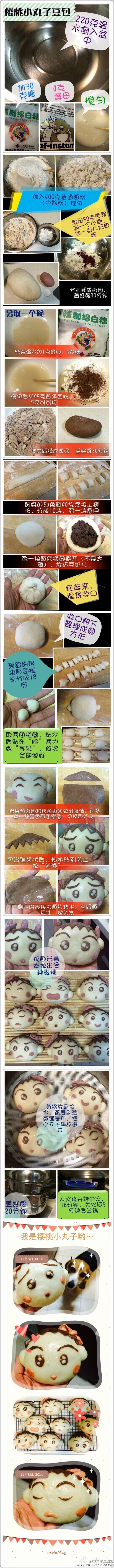 樱桃小丸子豆沙包