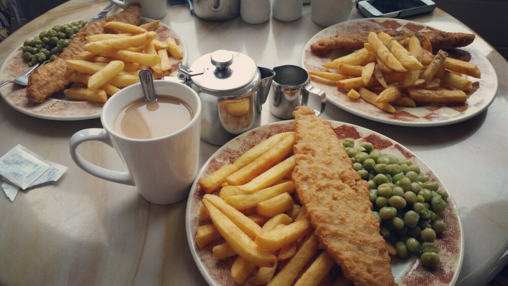 英国 湖区 下午茶时间 fish &amp;amp;chips