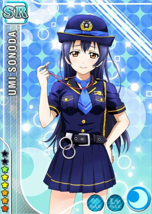 LoveLive园田海未 职业装 警察