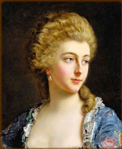 Gustave Jean Jacquet(1846-1909)，是William Bouguereau的得意门生。他画中的女性，虽不都是经典的美女，却是充满生气与灵动的，呈现女性强烈和精美气质的融合。