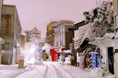 日本一些街道的冬景（微博上收的图珞）