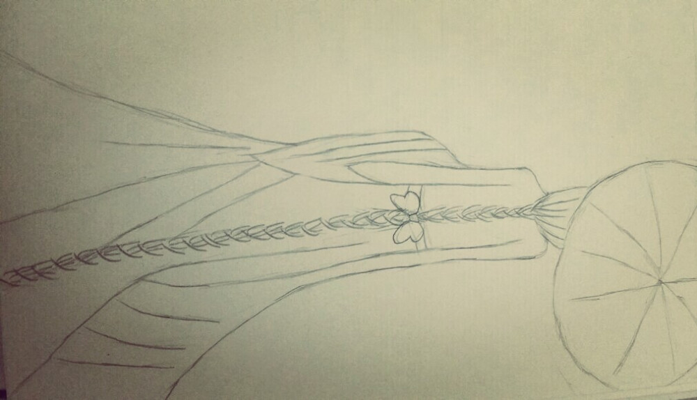 古风人物铅笔画，唯美