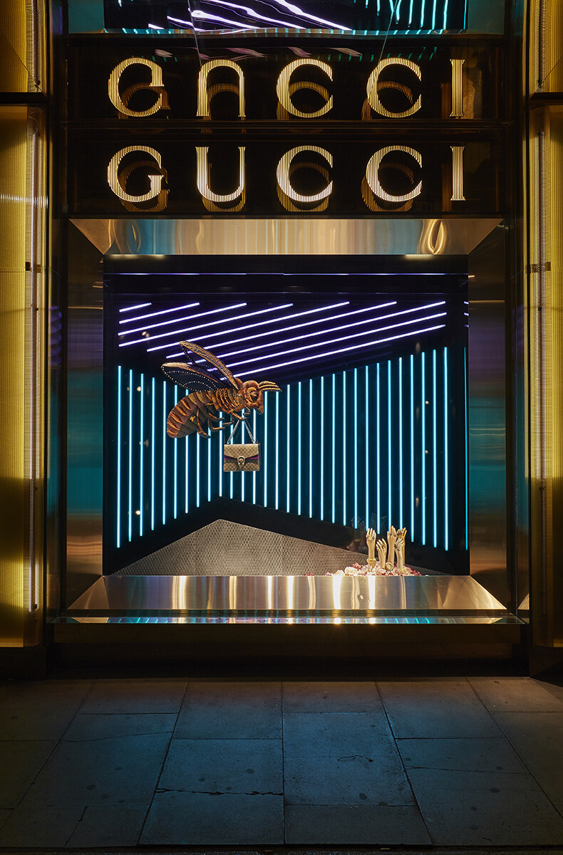 GUCCI 橱窗 陈列 创意 时尚 设计