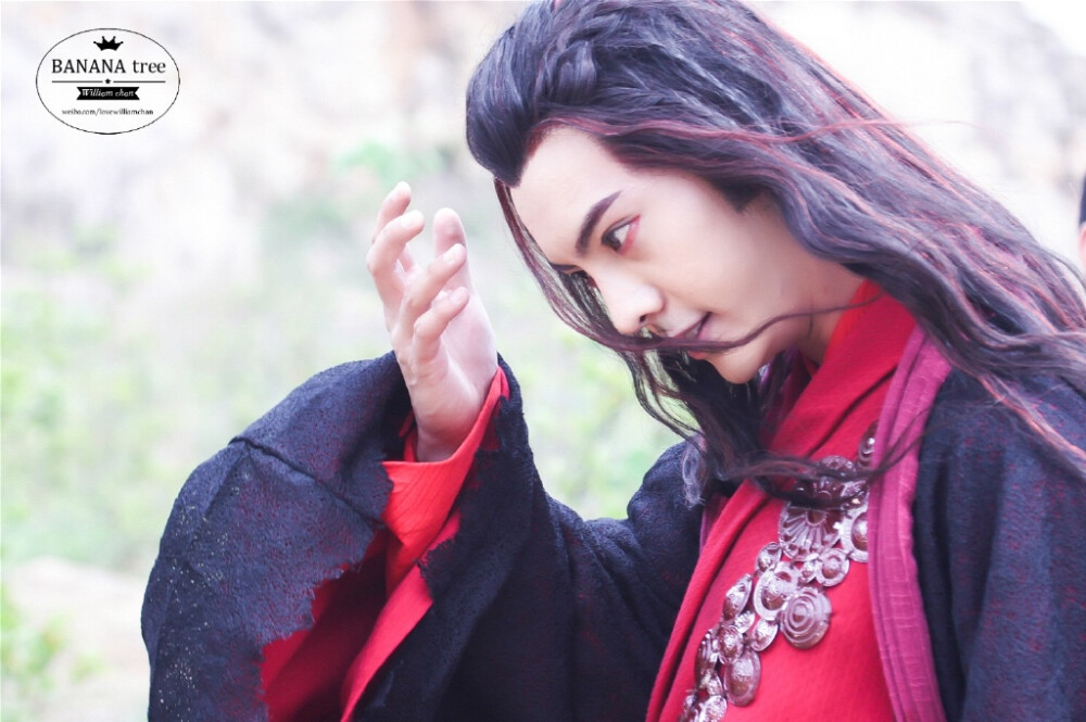 陈伟霆蜀山战纪之剑侠传奇丁隐血魔红衣古装