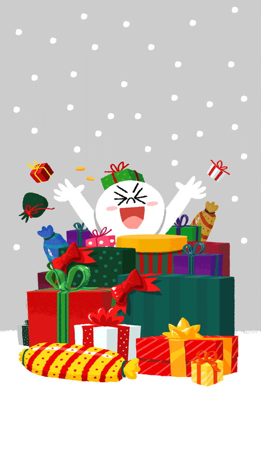 line friends christmas special 壁纸