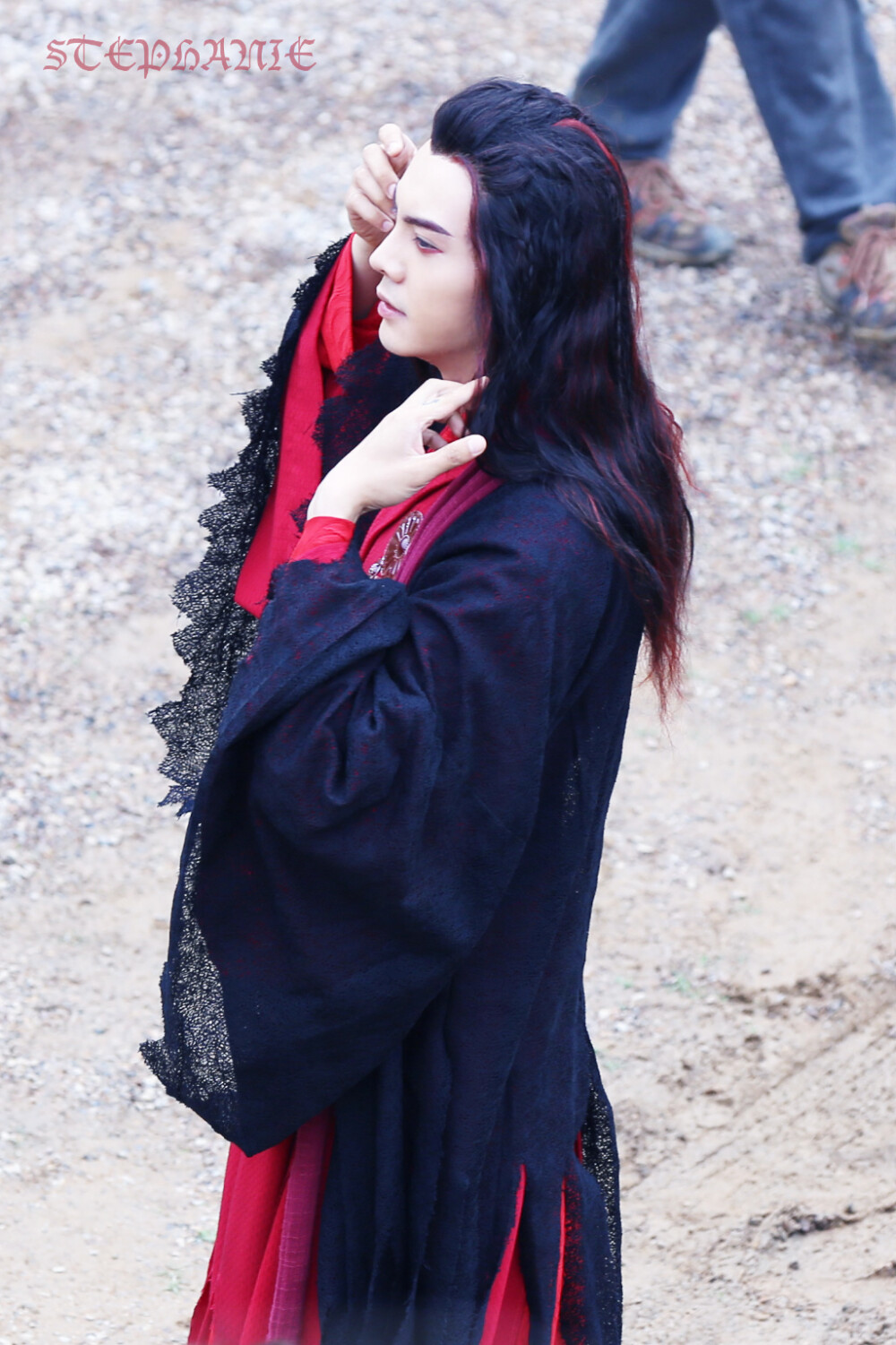 陈伟霆蜀山战纪之剑侠传奇丁隐血魔红衣古装