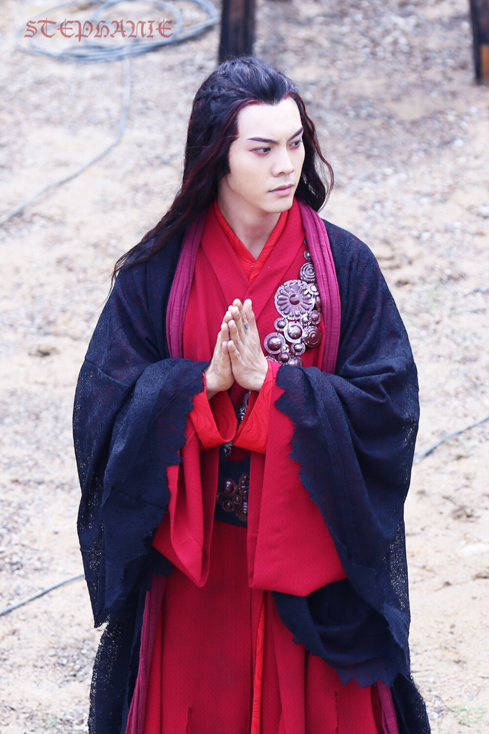 陈伟霆蜀山战纪之剑侠传奇丁隐血魔红衣古装