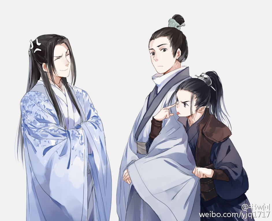 #琅琊榜插画# 绘师微博【书w问 】 【 也许有一天，你们已经走远，但只要转身，就会发现，这些人，这些事，都还在 】