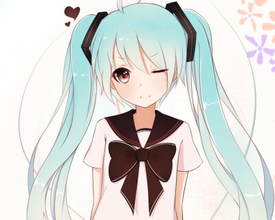 初音未来 意境 深海少女 公主殿下 V家族 葱 双马尾 傲娇 萝莉 萌萌哒 动漫美少女 二次元