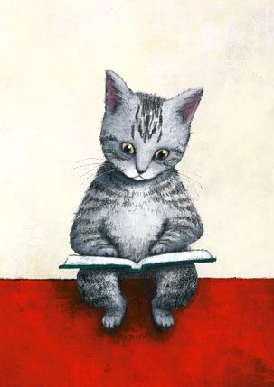 猫先生要学习。