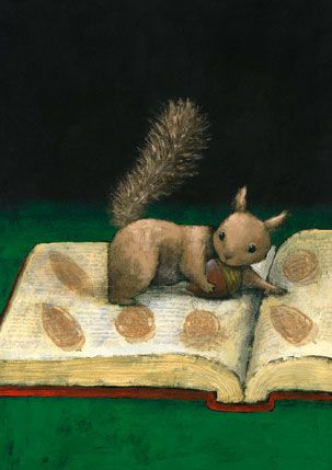 花栗鼠的松子。