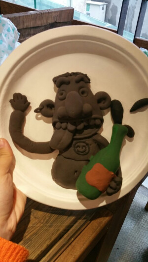 纸粘土人物