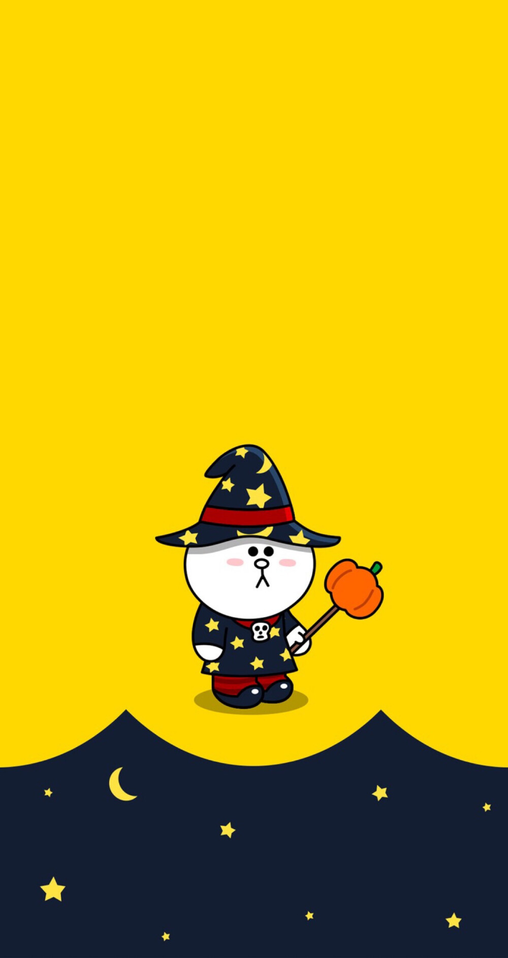 iphone壁纸lineconybrown可妮布朗