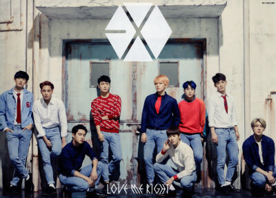  EXO Love Me Right日专单封高清扫图
