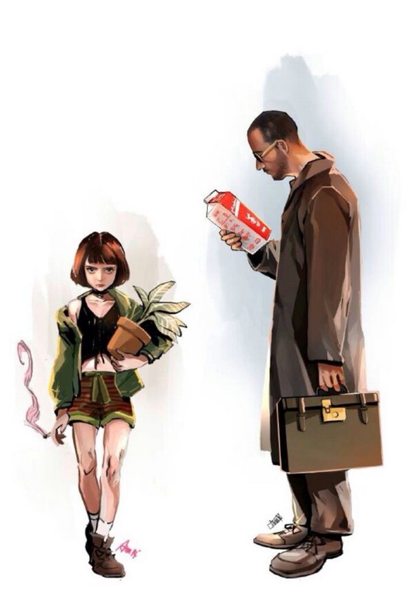 这个杀手不太冷，经典电影，情侣头像