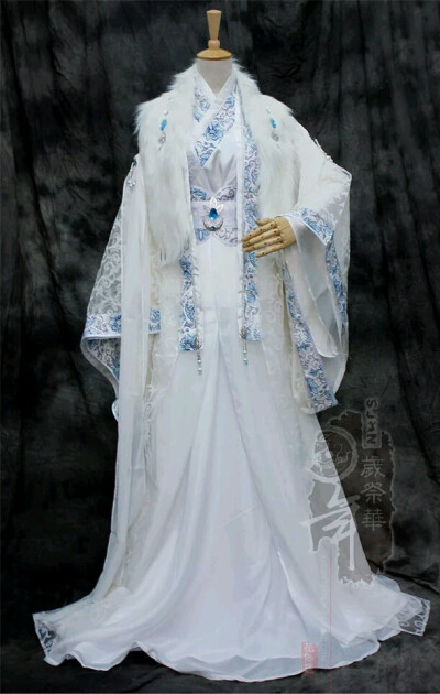 【岁祭华年】cos男用白古装「雲朝歌」篱清-肖倾宇