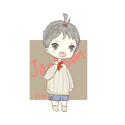 易烊千玺 粉丝绘图 （cr:@李二鱼会喷墨 ）