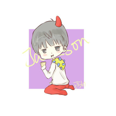 易烊千玺 粉丝绘图 （cr:@李二鱼会喷墨 ）