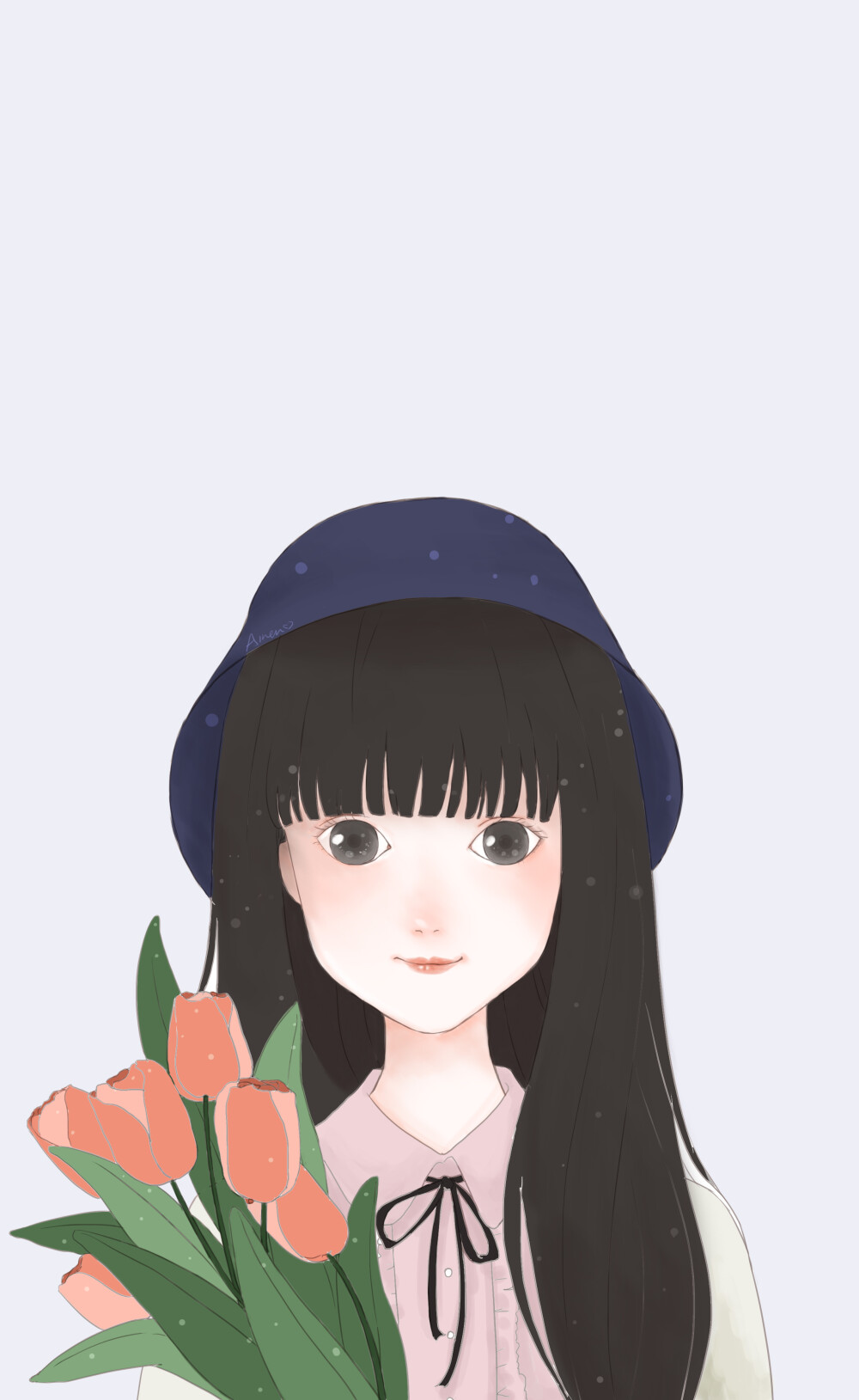 flower girl 微博@梁阿闻