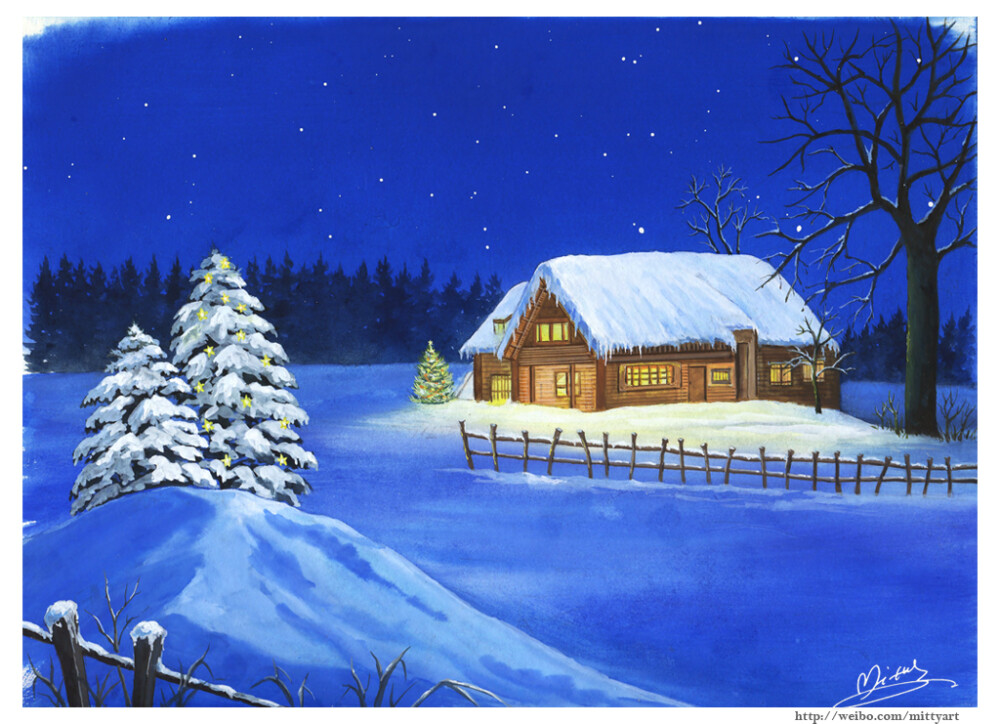 【原创新作品】圣诞篇~今天带你走进米蒂的童话世界，提前感受一下圣诞的气氛吧~在宁静的夜晚我一个人在凝望，美丽的圣诞树闪烁着点点星光，和天上的星星一样美丽，闭上眼睛许下愿望希望新的一年可以更加开心幸福，“叮叮当叮叮当铃儿响叮当。。。”你是不是也感受到了圣诞的气氛了呢！