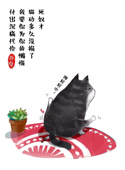 白茶插画 吾皇