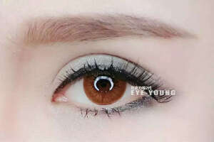 #美瞳#巧克力棕二代  自然水灵的款  小直径14.0