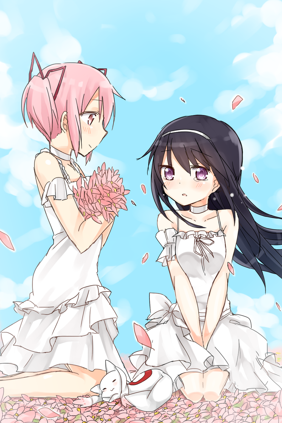 タツヨシp站二次元插画少女动漫魔法少女小圆鹿目圆香晓美焰id2744878