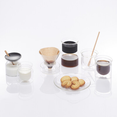 哲品&ldquo;萃取时光&rdquo;咖啡套装 耐热玻璃茶壶咖啡壶 创意礼品茶具套装