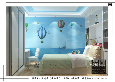 海边热气球