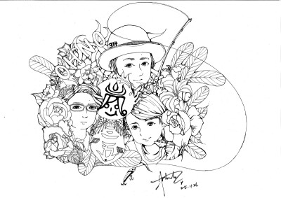 19801126 20151126 第35个生日快乐。 Leader,大哥，小大，利达… 从现在开始， 从新认识你， 大野智。 （第一次用数位板画这么大的，不会上色…有愿意拿去涂色的小伙伴么？希望分享。） 所有看到这份心意的朋友们，…