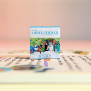 洛林 盒装贴纸套装 手帐必备 《爱的童话》可爱装饰贴 40张入