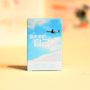 洛林LOMO留言小卡 手帐DIY必备 《给未来的自己》28张入 心情卡片