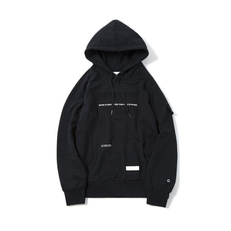 VERMICELLI 15AW SLOGAN HOODY 魔术贴卫衣