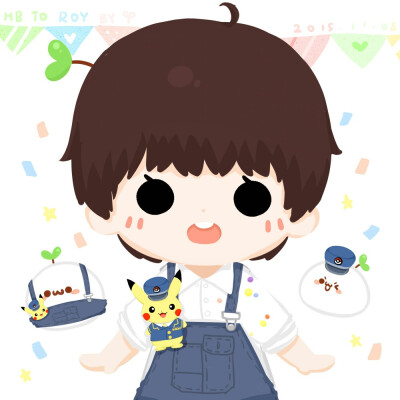 长草颜文字之王源生日贺图o( =•ω•= )m