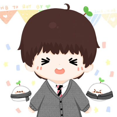 长草颜文字之王源生日贺图o( =•ω•= )m