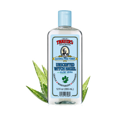 美国Thayers 津尔氏无香芦荟金缕梅爽肤水清爽型355ml 原装进口